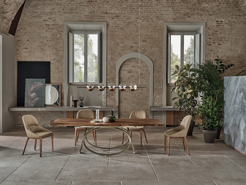 Bontempi Casa Louis Dining Table - Rectangle